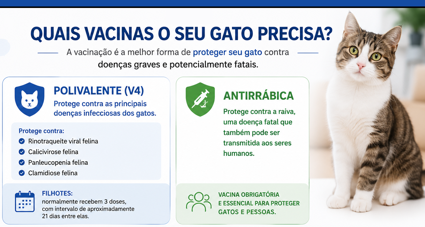 Vacinas para Gatos
